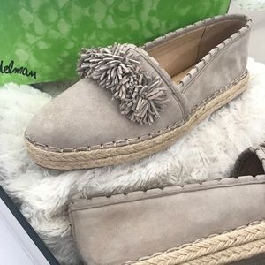 SAM EDELMAN Issa Bistro Suede Espadrille Flat Shoe Women’s 8.5